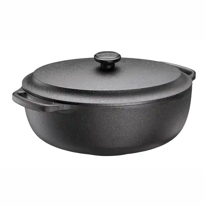 Skeppshult Casserole Braadpan Ovaal Gietijzeren Deksel 4 L Aanbieding